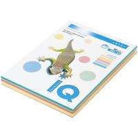 Бумага цветная "Maestro, IQ" А4, пастель (мягкие цвета), 80г/м, 250л/уп (5цв/50л)