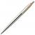 Ручка подарочная шариковая PARKER "Jotter Core Stainless Steel" серебрист, позол.дет, синяя