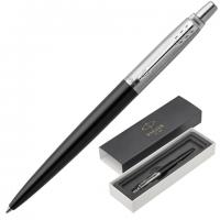 Ручка подарочная шариковая PARKER "Jotter Core Bond Street Black" черн.корп, хром.дет, синяя