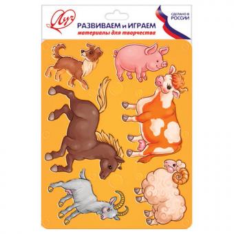 Трафарет-раскраска "ЛУЧ", в ассортименте