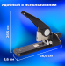 Степлер мощный №24/6-23/24 BRAUBERG "Heavy duty GT", до 200л., черный
