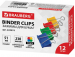 Зажимы для бумаг BRAUBERG, КОМПЛЕКТ 12шт., 51мм (230 листов), цветные, картонная коробка