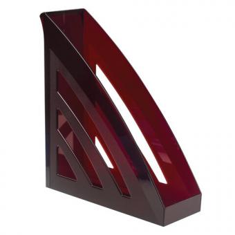 Стойка-угол BRAUBERG "Office style" 245х90х285мм, тониров. красный