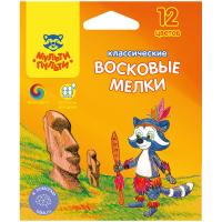 Восковые мелки "Мульти-Пульти" 12цв.