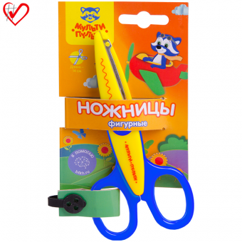 Ножницы детские, фигурные Мульти-Пульти "Приключения Енота" 14см