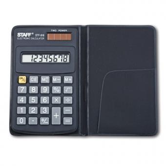 Калькулятор STAFF STF-818, 8 разрядов, 102х62мм