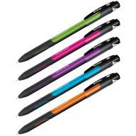 Ручка шарик. Berlingo "Color Zone stick" 0,7мм, синяя, прорезиненный корпус