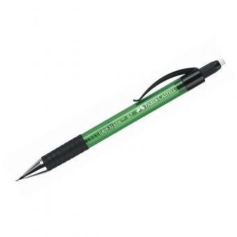 Карандаш автомат. Faber-Castell "Grip Matic 1377" 0,7мм, грип, с ластиком, автоподача грифеля, в ассортименте