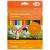 Карандаши цветные Гамма "Оранжевое солнце" набор 18цв.(6 классич. + 6 неон. + 6 пастельн.), заточенные