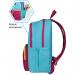 Рюкзак Berlingo Color blocks "Blue fuxia" (39*28*17см), 2 отд., 4 кармана, уплотненная спинка