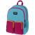Рюкзак Berlingo Color blocks "Blue fuxia" (39*28*17см), 2 отд., 4 кармана, уплотненная спинка