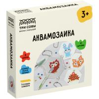 Аквамозайка ТРИ СОВЫ (12*12см), набор инструментов, трафареты, в ассортименте