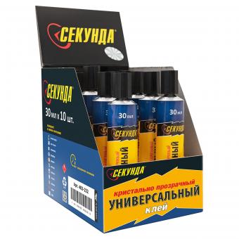 Клей Секунда, универсальный прозрачный, 30мл