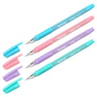 Ручка шарик. Berlingo "Aviator Pastel" синяя, 0,7мм, грип