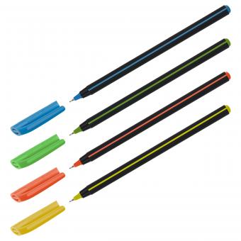 Ручка шарик. Luxor "Stick Soft Touch" синяя, 0,7мм, корпус ассорти