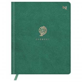 Дневник 1-11 кл. 48л. (твердый) BG "Глобус", иск. кожа, тиснение фольгой, ляссе, в ассортименте