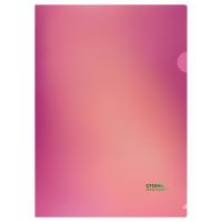 Папка-уголок СТАММ "Сияние" А4, 180мкм, пластик, непрозрачная, в ассортименте