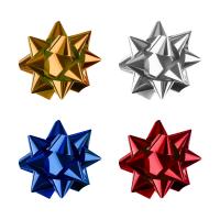 Бант декоративный MESHU, 5см, звезда, ассорти