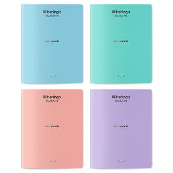 Тетрадь А5 48л. клетка Berlingo "Instinct", 80г/м2, софт-тач, ассорти