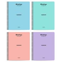 Тетрадь А5 96л., Berlingo "Instinct", 80г/м2, клетка, гребень, софт-тач, ассорти