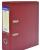 Папка-регистратор, 70мм, бордовая, ПВХ (PP) покрытие, карман