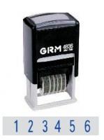 Нумератор-мини GRM 4836 (126), 6 pазpядов, высота цифр 3мм
