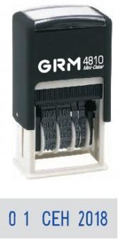 Датер-мини GRM 4810Rus (120Rus), месяц буквами, высота символов 3мм
