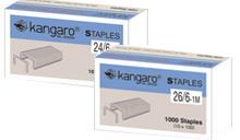 Скобы Kangaro №24/6, 30л., заточенные, стальные