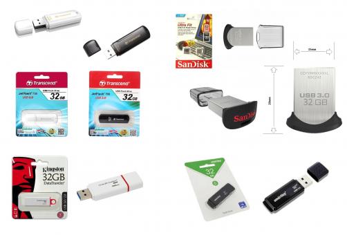 Флэш-диск 32ГБ, USB 3.0, цвет ассорти