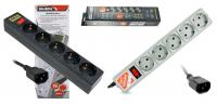 Сетевой фильтр SVEN Special, 1,8м, 5 розеток, вилка IEC-320 (для ИБП)