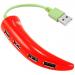 Разветвитель (USB-HUB), 4 порта USB 2.0, ассорти