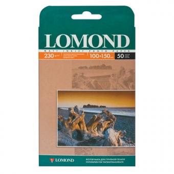 Фотобумага LOMOND для струйной печати 10х15см, одн/мат, 230г/м, 50л