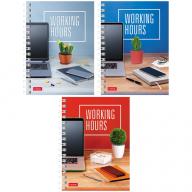 Записная книжка А6 ArtSpace 140л., на гребне, в ассортименте