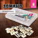 Игра настольная ЗОЛОТАЯ СКАЗКА "ДОМИНО", пластиковый кейс (17*10см)